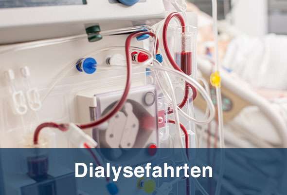 Mit dem Fahrdienst des DRK Dessau gelangen Sie sicher zur Dialyse
